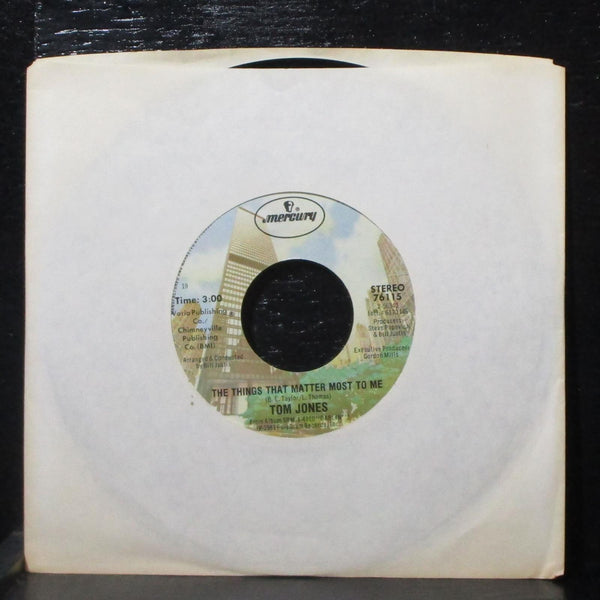 Tom Jones - What In The World's Come Over You 7" Mint- Mercury 76115 USA 1981 - Shuga Records