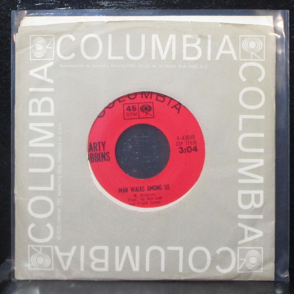 Marty Robbins - Man Walks Among Us 7" VG+ Columbia 4-43049 USA 1964 - Shuga Records
