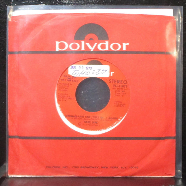 Rare Bird - Birdman - Part One 7" Mint- Polydor PD-15079 USA 1972 - Shuga Records
