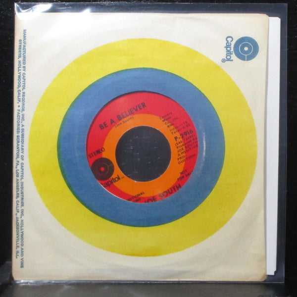 Joe South - Be A Believer / Why Does A Man Do What He Does 7" Mint- Promo P-2916 - Shuga Records