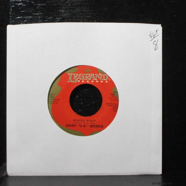 Gary "U.S." Bonds - School Is Out / One Million Tears 7" VG+ Legrand 1009 USA - Shuga Records