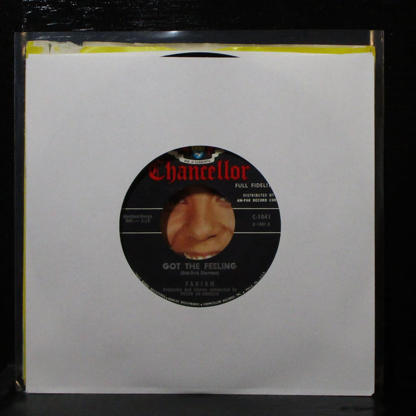 Fabian - Got The Feeling / Come On And Get Me 7" VG+ Chancellor C-1041 USA 1959 - Shuga Records