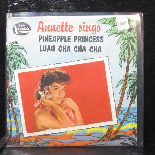 Annette - Pineapple Princess / Luau Cha Cha Cha 7" VG+ Buena Vista F-362 USA - Shuga Records