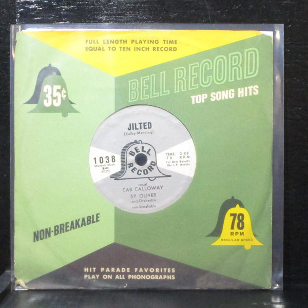 Cab Calloway - Jilted / Such A Night 7" VG+ Vinyl 78 Bell 1038 USA 1954 - Shuga Records