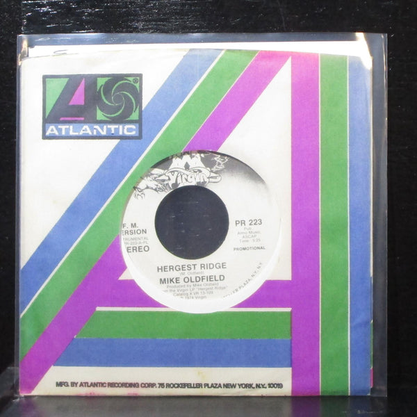 Mike Oldfield - Highest Ridge 7" VG+ Promo Virgin PR 223 PL A.M. / F.M. USA 1974 - Shuga Records