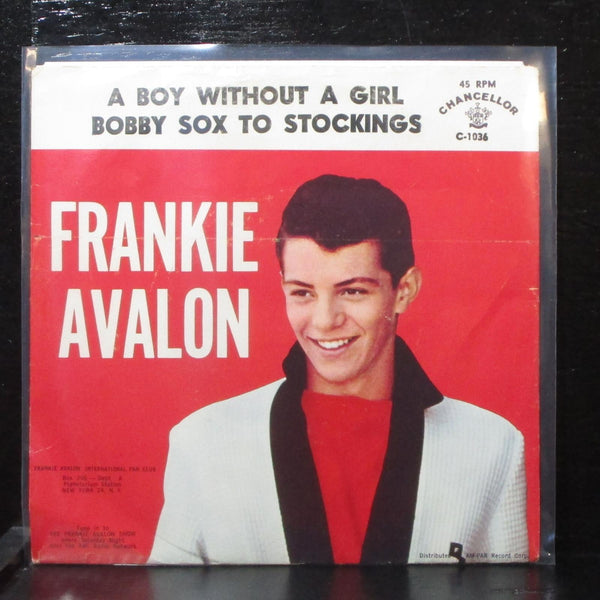 Frankie Avalon - Bobby Sox To Stockings 7" VG+ Chancellor C-1036 USA 1959 - Shuga Records