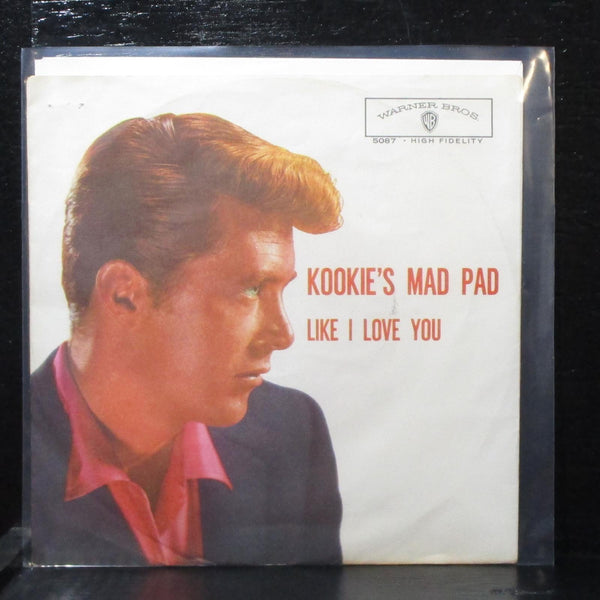 Edd Byrnes - Like I Love You / Kookie's Mad Pad 7" VG+ Warner Bros 5087 USA 1959 - Shuga Records