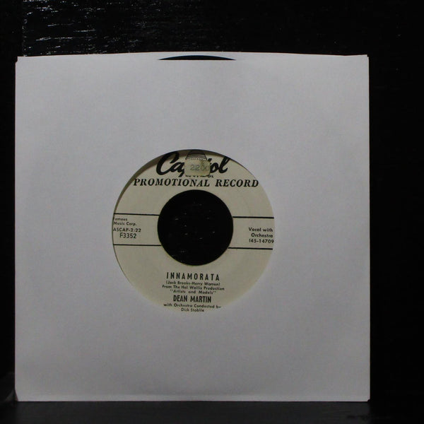 Dean Martin - The Lady With The Big Umbrella 7" VG Promo Capitol F3352 USA 1955 - Shuga Records
