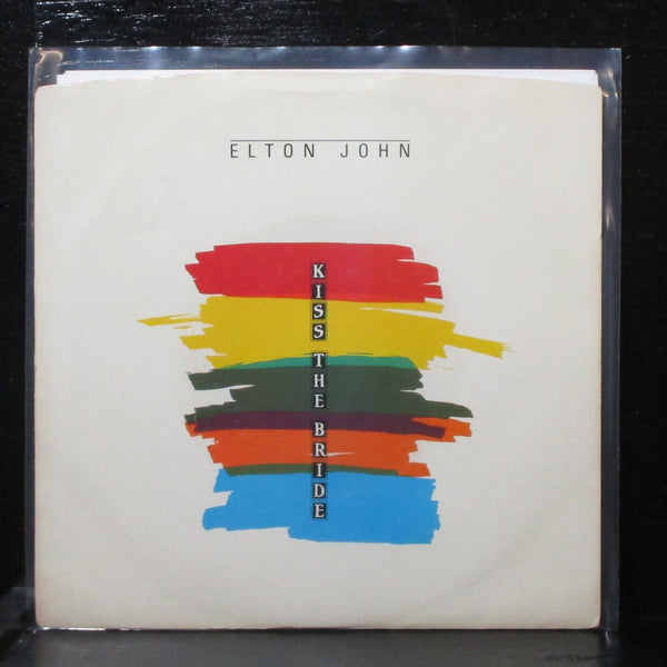 Elton John - Kiss The Bride / Choc Ice Goes Mental 7" Mint- Geffen 7-29568 USA - Shuga Records