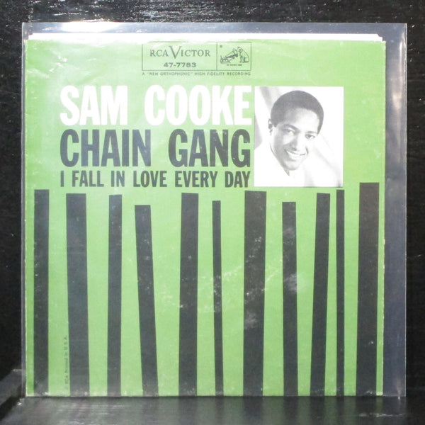 Sam Cooke - Chain Gang / I Fall In Love Every Day 7" VG+ RCA 47-7783 USA 1960 - Shuga Records