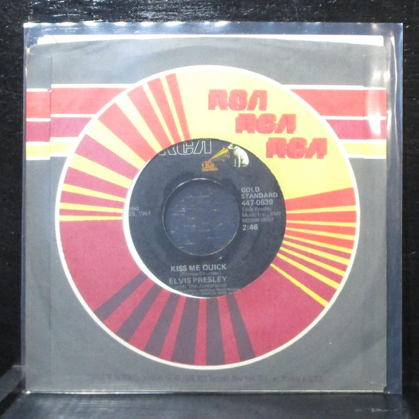 Elvis Presley - Suspicion / Kiss Me Quick 7" VG+ RCA 447-0639 USA 1964 - Shuga Records