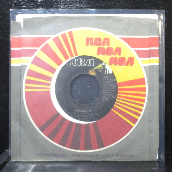 Elvis Presley - I'm Leavin' / Heart Of Rome 7" VG+ RCA 447-0683 USA - Shuga Records