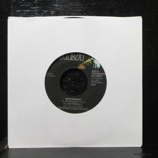 Elvis Presley - Bossa Nova Baby / Witchcraft 7" VG+ RCA 447-0642 USA - Shuga Records
