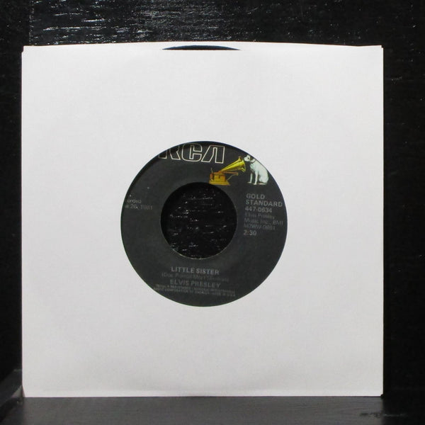 Elvis Presley - His Latest Flame / Little Sister 7" VG+ RCA 447-0634 USA 1977 - Shuga Records