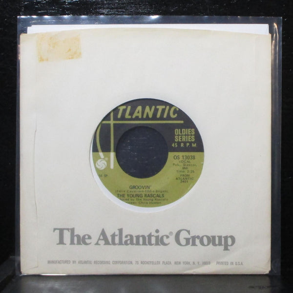 The Young Rascals - Groovin' 7" Mint- Atlantic OS 13038 USA - Shuga Records