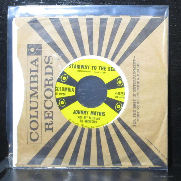 Johnny Mathis - Call Me / Stairway To The Sea 7" VG+ Columbia 4-41253 USA 1958 - Shuga Records
