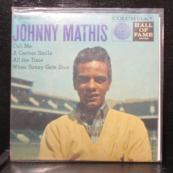 Johnny Mathis - Call Me EP 7" VG+ Columbia B-2616 USA - Shuga Records