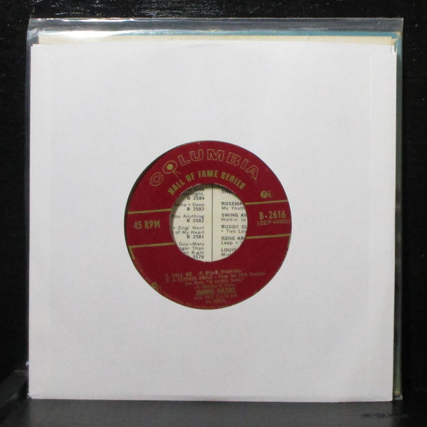 Johnny Mathis - Call Me EP 7" VG+ Columbia B-2616 USA - Shuga Records