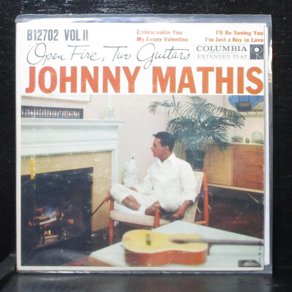 Johnny Mathis - Open Fire, Two Guitars Vol. II EP 7" VG+ Columbia B-12702 USA - Shuga Records