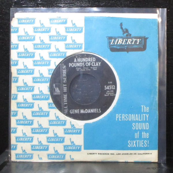 Gene McDaniels - Hundred Pounds Of Clay / Tower Of Strength 7" VG+ Liberty 54512 - Shuga Records