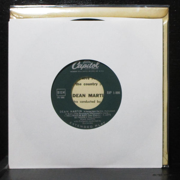 Dean Martin - Hollywood Or Bust EP 7" VG+ Capitol EAP. 1-806 Italy 1956 - Shuga Records