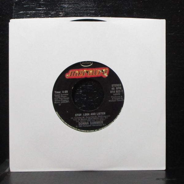 Donna Summer - Stop, Look And Listen 7" VG+ Mercury 814 922-7 USA 1983 - Shuga Records