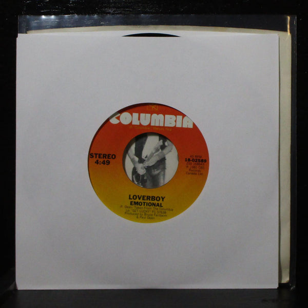 Loverboy - Working For The Weekend / Emotional 7" Mint- Columbia 18-02589 USA - Shuga Records