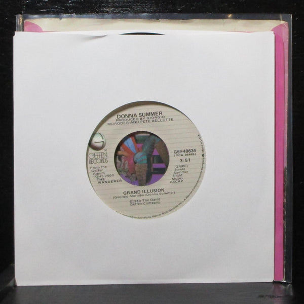 Donna Summer - Cold Love / Grand Illusion 7" VG+ Geffen GEF49634 USA 1980 - Shuga Records