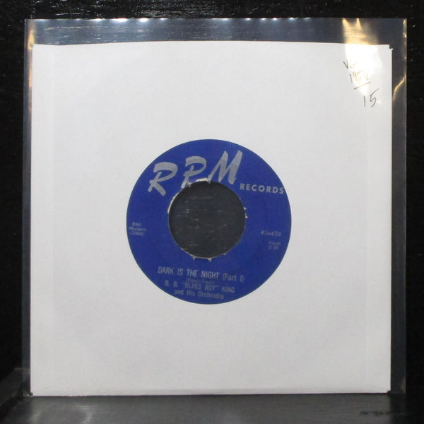 B.B. King - Dark Is The Night (Part I & II) 7" VG RPM 45x459 USA 1956 - Shuga Records