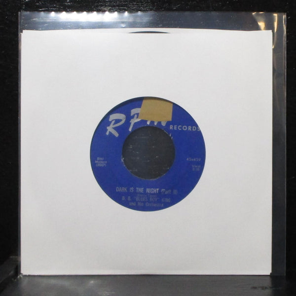 B.B. King - Dark Is The Night (Part I & II) 7" VG RPM 45x459 USA 1956 - Shuga Records