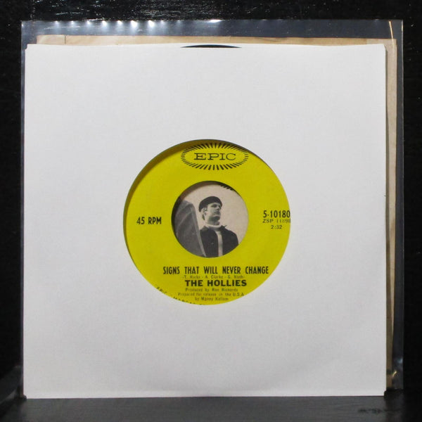 The Hollies - Carrie-Anne / Signs That Will Never Change 7" VG+ Epic 5-10180 USA - Shuga Records
