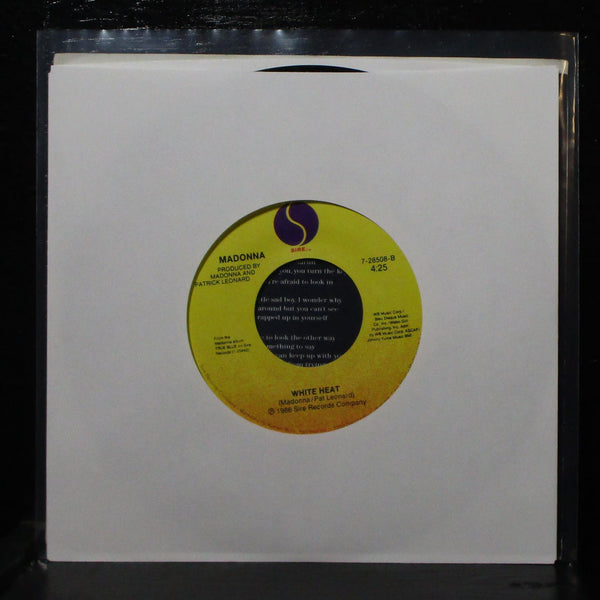 Madonna - Open Your Heart / White Heat 7" Mint- Sire 7-28508 USA 1986 - Shuga Records