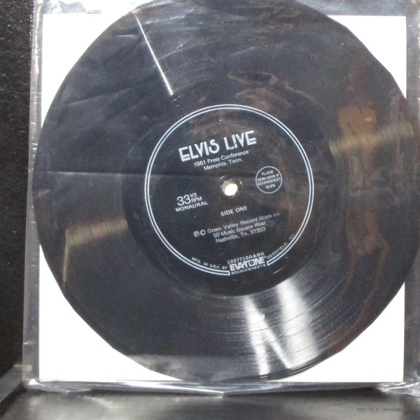 Elvis Presley - Elvis Live: 1961 Press Confrence 7" Flexi-disc VG Mono 1037710 - Shuga Records