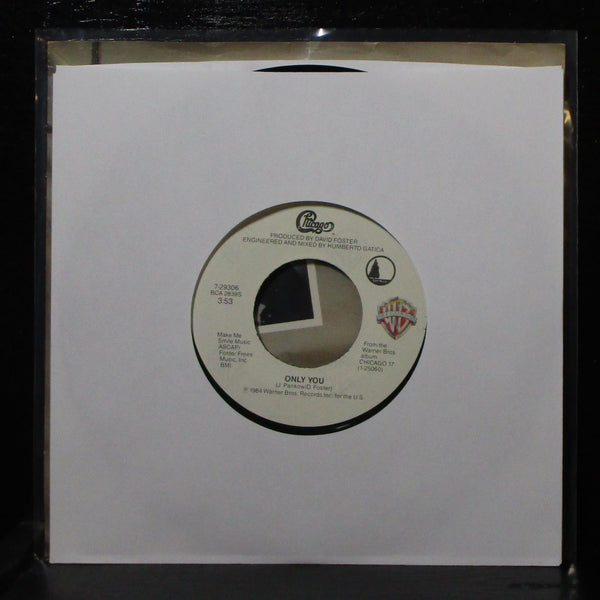 Chicago - Stay The Night / Only You 7" Mint- Warner Bros. 7-29306 USA 1984 - Shuga Records