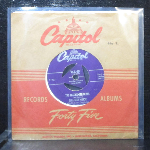 Ella Mae Morse - The Blacksmith Blues / Love Me Or Leave Me 7" Capitol F1922 USA - Shuga Records