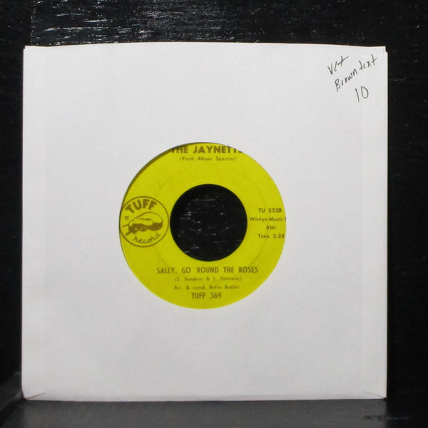 The Jaynetts - Sally, Go 'Round The Roses 7" VG+ TUFF 369 USA 1963 brown - Shuga Records