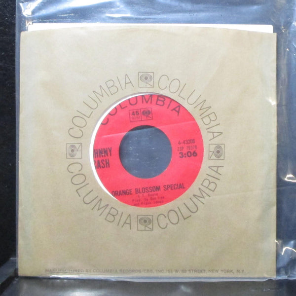 Johnny Cash - Orange Blossom Special 7" VG+ Columbia 4-43206 USA 1965 - Shuga Records