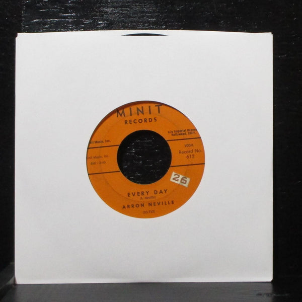 Arron Neville - Every Day / Over You 7" VG+ Minit 612 USA 1960 - Shuga Records