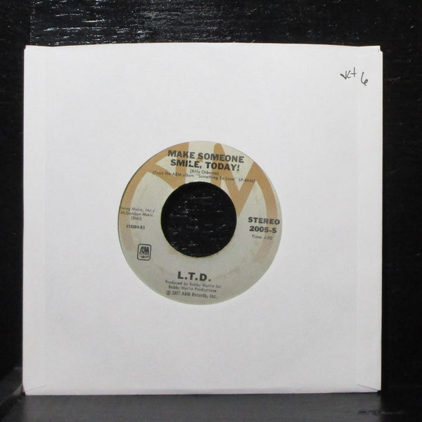 L.T.D. - Never Get Enough OF Your Love 7" VG+ A&M 2005-S USA 1977 - Shuga Records
