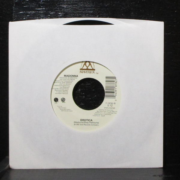 Madonna - Erotica 7" Mint- Maverick 7-18782 USA 1992 - Shuga Records