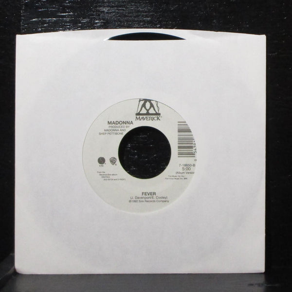 Madonna - Bad Girl / Fever 7" Mint- Maverick 7-18650 USA 1993 - Shuga Records