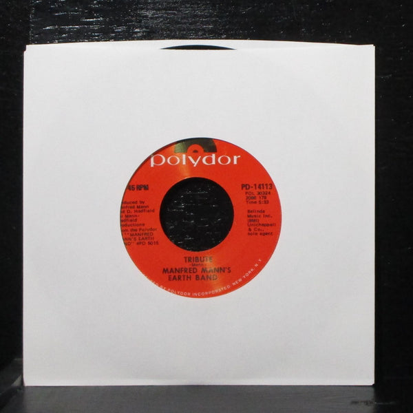 Manfred Mann's Earth Band - Living Without You 7" Mint- Polydor PD-14113 USA - Shuga Records