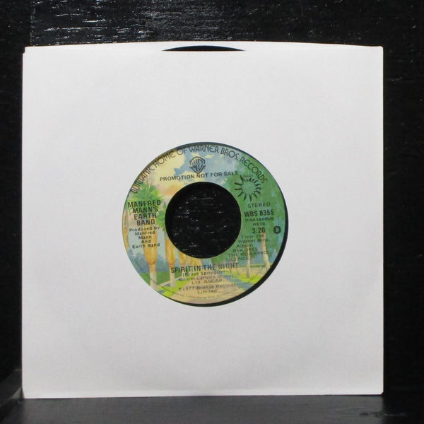 Manfred Mann's Earth Band - Spirit In The Night 7" VG+ Promo WBS 8355 USA 1977 - Shuga Records