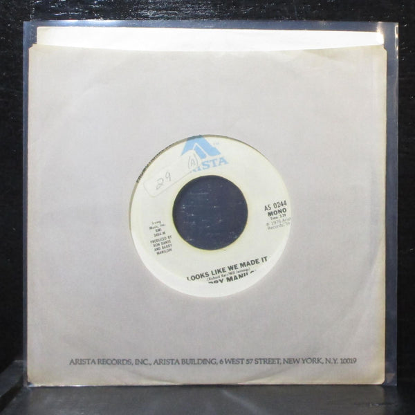 Barry Manilow - Looks Like We Made It 7" VG+ Promo Arista AS 0244 USA 1976 - Shuga Records