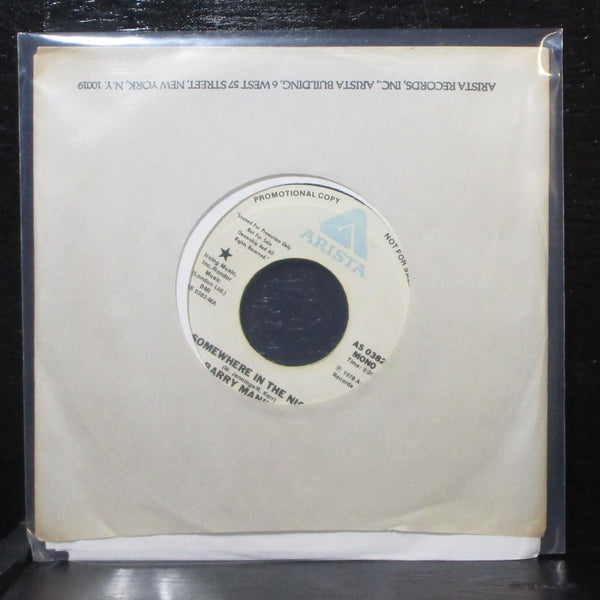 Barry Manilow - Somewhere In The Night 7" VG+ Promo Arista AS 0382 USA 1978 - Shuga Records