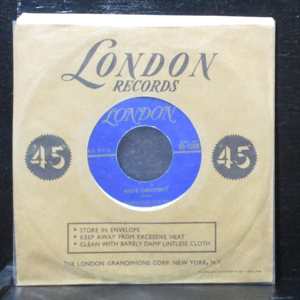 Mantovani & Orchestra - White Crhistmas / Adeste Fideles 7" VG+ London 45-1280 - Shuga Records
