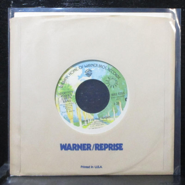 Manfred Mann's Earth Band - Spirit In The Night / Questions 7" WBS 8355 USA 1977 - Shuga Records