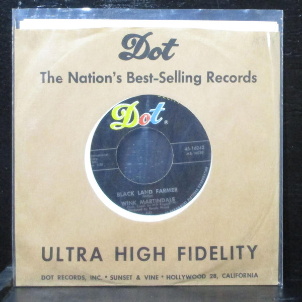 Wink Martindale - Black Land Farmer / Make Him Happy 7" VG+ Dot 45-16243 USA - Shuga Records