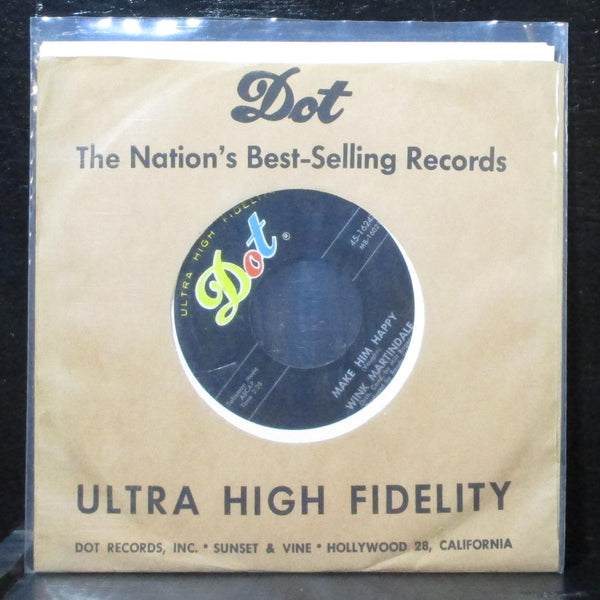 Wink Martindale - Black Land Farmer / Make Him Happy 7" VG+ Dot 45-16243 USA - Shuga Records