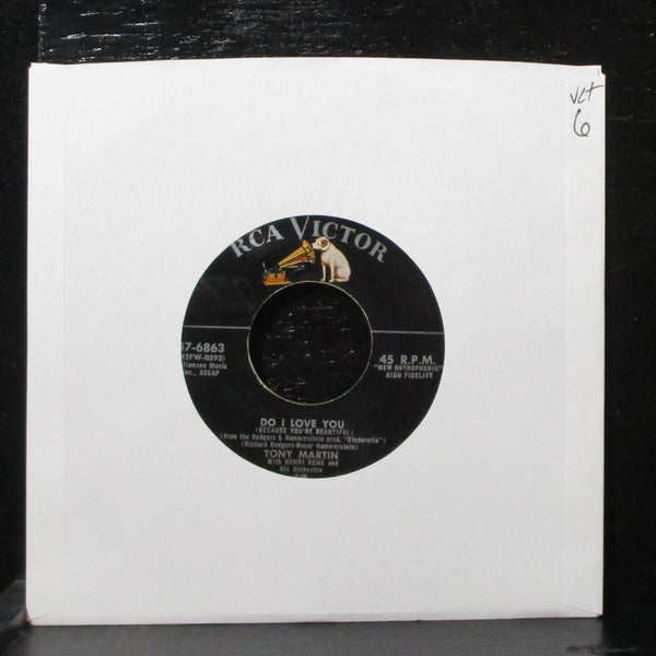 Tony Martin - Do I Love You / Ten Minutes Ago 7" VG+ RCA 47-6863 USA 1957 - Shuga Records